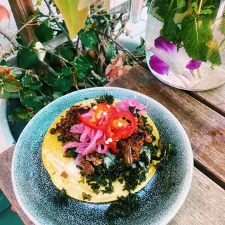 Vegan Eggplant Soyrizo Taco