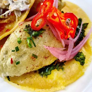 Vegan Squash Blossom Taco