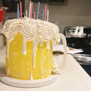 Custom beer cake!