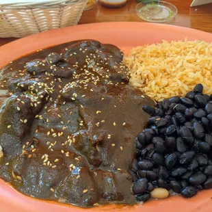 Chicken Mole, so good, must try.