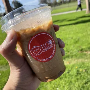 Vietnamese Iced Coffee (TikTok: @justandyvu)