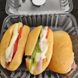 Soft bun ham, just ok.