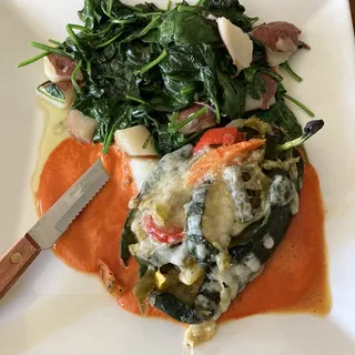 CHILE RELLENO DE VEGETALES