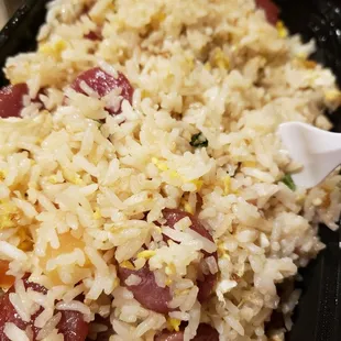 Chinese sausage fried rice so good