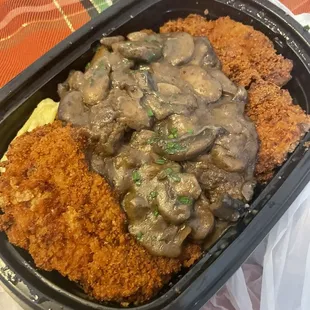 Jagerschnitzel with Spatzel