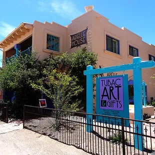 Plenty of parking behind the gallery