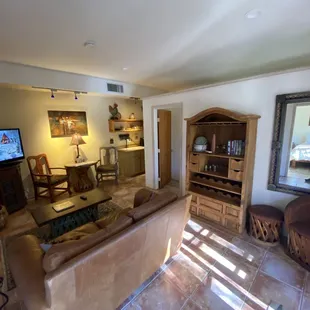 Living room in two bedroom suite.