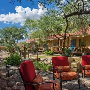 Tubac Country Inn Fireplace setting