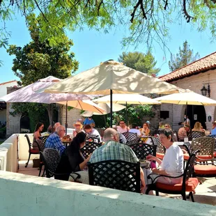Lovely patio seating.