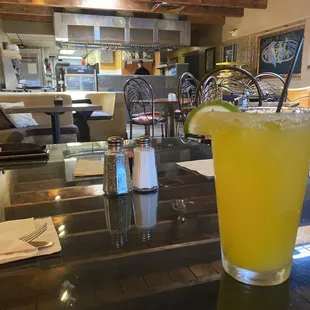 A tasty Mango Margarita hits the spot on 95* days in Tubac! Yummy!
