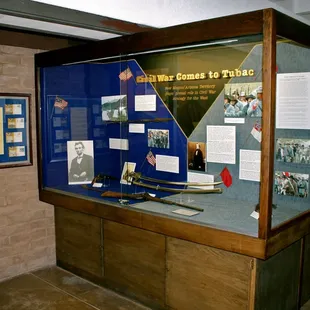 Civil War comes to Tubac display.