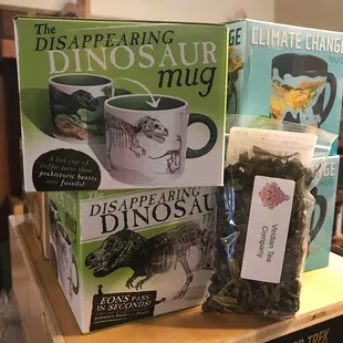 Fun mugs and tea from a local author!
