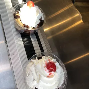 Two awesome sundaes!