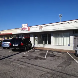 cars parked in a parking lot