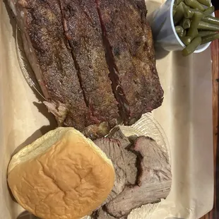 Tubby's Q Spare Ribs and 2 Sides