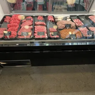 Fresh meat case