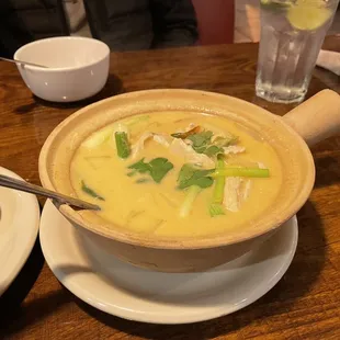 Tom Kha Chicken Soup hot