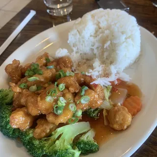 P6. 3 Flavor Chicken or Shrimp Stir Fry