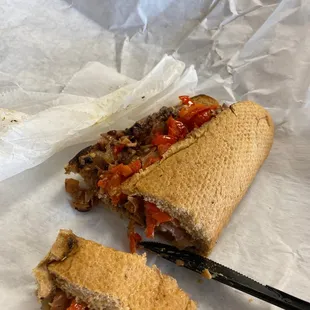 Chopped bologna half!!