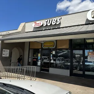 Here's the storefront located in South Austin, right off I-35.
