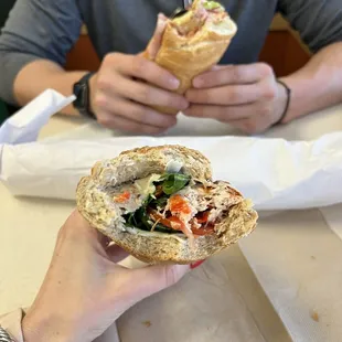 We stumbled upon Tuccis and we LOVED our sandwiches and the staff was so nice!