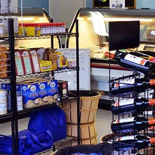 the inside of a store