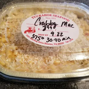 Crab mac &amp; cheese