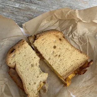 Gluten Free Egg &amp; Bacon sandwich