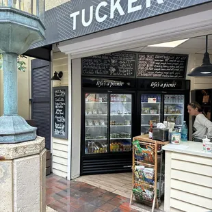 the outside of a store