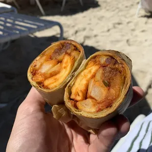 Vegan breakfast burrito