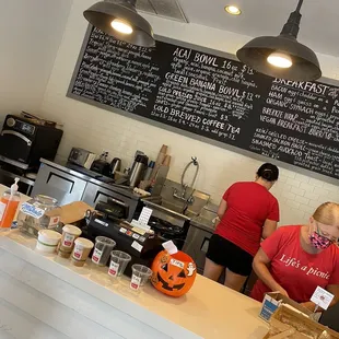 Wall menu