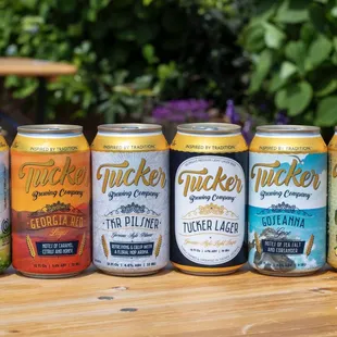 Tucker Brewing canned beer