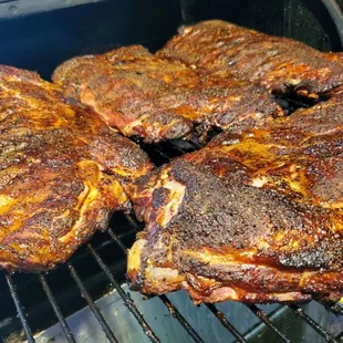 ribs, bbq ribs, food