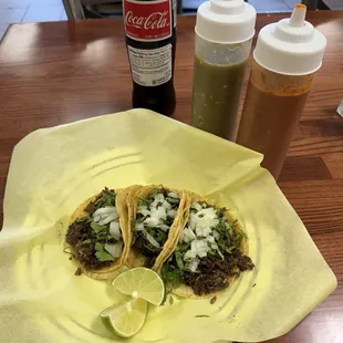 Easy, just three tacos but damn they were good!