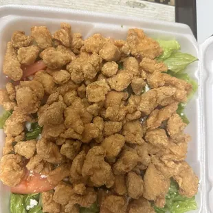 Crispy chicken salad