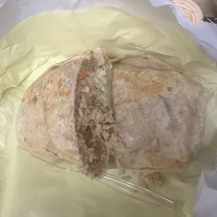 Chicken burrito