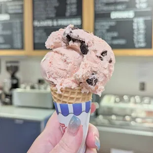 Burgundy cherry cone