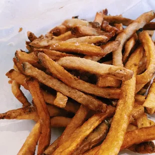 a pile of fries