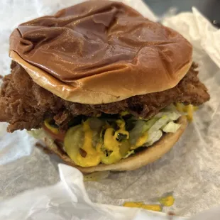 Tucker clucker sandwich!