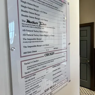 Menu May 2024