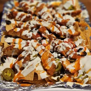 nachos, food