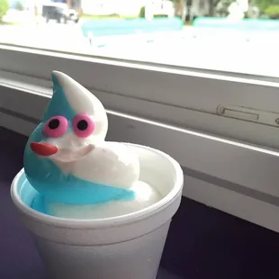 Blue raspberry soft serve is a must :)
