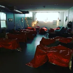 full room! Always good to have an appointment.