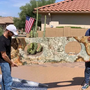 Master bedroom granite