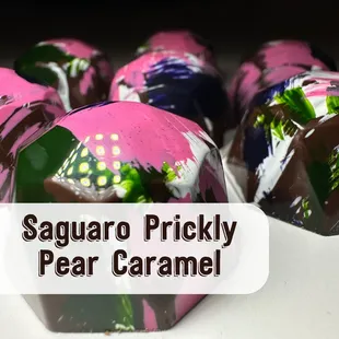 Unique and locally sourced chocolate bon bon caramel and ganache fillings!