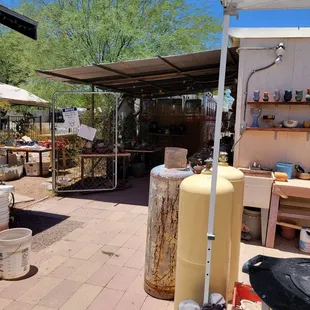 Exterior of the studio