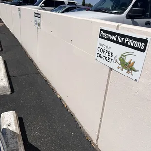 Reserved parking