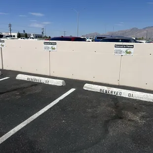 Dedicated Coffee Shop Parking Spots