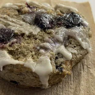 Fantastic, moist and flavorful cricket flour blueberry scone! It was sensational!