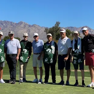 Evans Scholar caddies at Tucson Country Club
